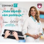 CONNECT IT zápästná opierka pred klávesnicu z pamäťovej peny čierna (CI-499)