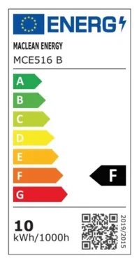 Maclean MCE516 B čierna / Vonkajšie LED svetlo / senzor pohybu / 10W / IP65 (MCE516B)