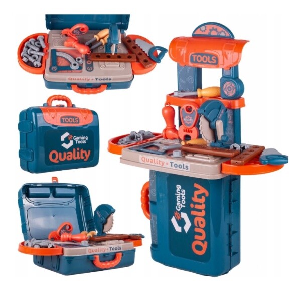 Iso Detská dielňa v kufríku 3v1