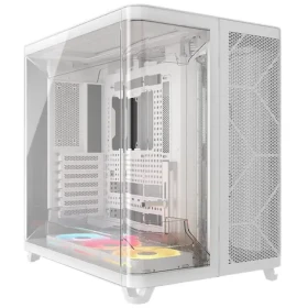 Corsair AIR 5400 LX R RGB biela / E-ATX / 3x USB-C / 3x 120mm / bez zdroja / priehľadná bočnica (CC-9011321-WW)
