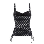 Vrchný diel plaviek Swimwear Anya Spot Balconnet Tankini black/white SW1011 75GG