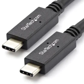 StarTech kábel USB-C s Power Delivery 5A čierna / 10Gbps / 1m (USB31C5C1M)