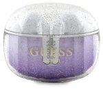 Guess Glitter Gradient fialová / Slúchadlá / TWS Bluetooth / Dokovacia stanica (GUTWSHDGKEEU)