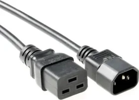 MicroConnect Predlžovací kábel C19 - C14 0.5m čierna (PE0191405)