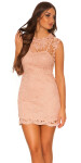 Sexy KouCla lace sheath mini dress