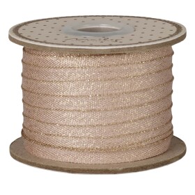 Maileg Dekoratívna stuha Light Rose/Gold – 25 m