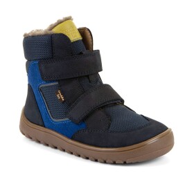 Chlapčenské zimné barefoot topánky UP HILL WOOL Dark Blue Froddo G3160262 - 32
