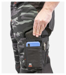 Vertex Camo pracovné nohavice pánske maskáčové tmavosivé 60