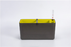 Plastia Samozavlažovací truhlík Berberis antracit/zelená 40 cm