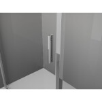 MEXEN - Exo sprchové dvere krídlové 55, transparent, chróm 817-055-000-01-00