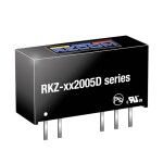 RECOM RKZ-122005D DC / DC menič napätia 12 V -5 V, 20 V -0.2 A 2 W Počet výstupov: 2 x; RKZ-122005D