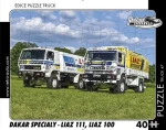 RETRO-AUTA Puzzle TRUCK č.47 Dakar špeciály LIAZ 111, LIAZ 100