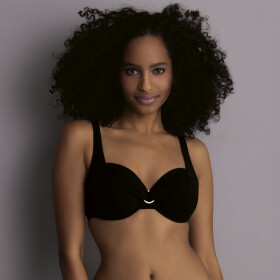 Style Top Bikini horní díl černá model 10635394 - RosaFaia Barva: 001 černá, Velikost: 42E