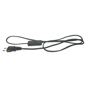 EMOS Flexo šnúra s vypínačom / PVC / 2x0.77mm / 3m / čierna (2402730232)