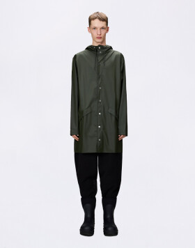 Rains Long Jacket 03 Green S