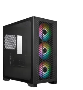 Cooler Master Elite 301 čierna / Skriňa / Micro-ATX / Mini Tower / Bez zdroja / 3× ARGB 120mm (E301-KGNN-S00)