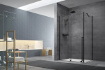 Sprchovací kút obdĺžnik 140x90 cm SAT Walk-In Xmotion SATBWIXM140STE90C