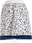 Dámske šortky WOVEN SHORT PRINT UW0UW04944 02X biele s potlačou - Tommy Hilfiger M