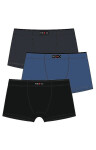 Hladké pánske boxerky Redo 3XL-5XL směs barev