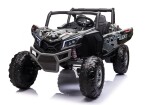 Mamido Detské elektrické auto Buggy UTV-MX 4x4 LCD MP4 lakované maskáčové