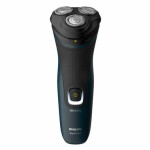 Philips AquaTouch S1121-41 čierno-modrá / Pánsky holiaci strojček / Brity ComfortCut / Wetamp;Dry / prevádzka až 40 min (S1121/41)