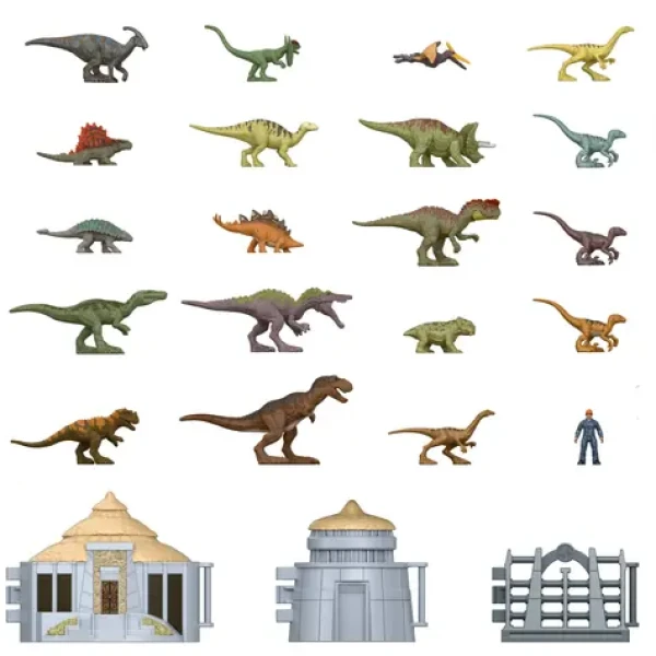 Mattel Adventný kalendár Jurský svet Minis Ostrov dinosaurov JLD23