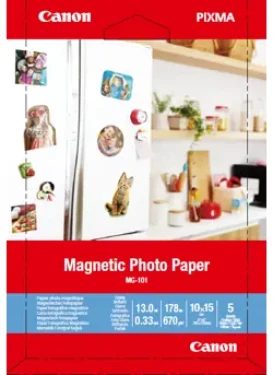 Canon MG-101 / Fotopapier / Magnetický / 10x15 cm / 5 listov / lesklý (3634C002)