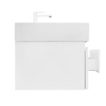 Kúpeľňová skrinka s umývadlom SAT B-WAY 119x30x45 cm biela lesk BWAY120WU2BB BWAY120WU2BB