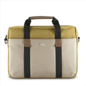HAMA Silvan béžová-žltá / taška na notebook / 34-36 cm (13,3-14,1") / recyklovaný polyester (222062)