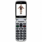 Evolveo EasyPhone FS + stojan čierna / 2.8 / 3MP / SOS / microSDHC (SGM EP-771-FSB)