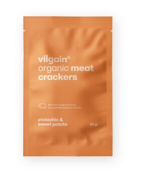 Vilgain Mäsové krekry BIO – pistácie a batáty 30 g