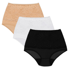 Wol-Bar Kaja 3-pack farba: béžová-biela-čierna 2XL