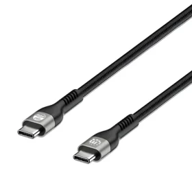 Manhattan čierna / Kábel USB-C - USB-C / USB 2.0 / 240W PD 3.1 / 2 m (356367)