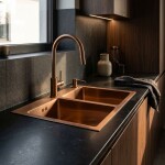 REA - Oceľový drez Toby BRUSH COPPER bez kuchynskej batérie ZLE-06416