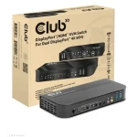 CLUB3D CSV-7210 sieťový prepínač - switch čierna / HDMI / DP / HDR / podpora IR ovládače (CSV-7210)