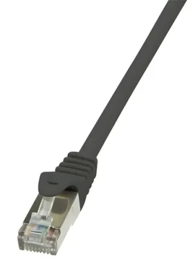 LogiLink čierna / Patch kábel / Cat 6 / F / UTP / RJ-45 / 5 m (CP2073S)