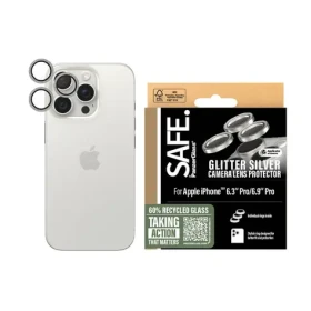 PanzerGlass SAFE Camera Apple iPhone 16 Pro/15 Pro/16 Pro Max/15 Pro Max trblietavo strieborné Hoops (SAFE95893)