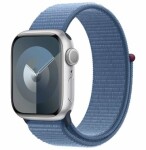 Apple Watch 9 41mm GPS Silver Alu Sport Loop Modrý (mr923qc/a)