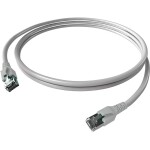 Easylan CP1KABABA0015 RJ45 sieťové káble, prepojovacie káble CAT 6A S/FTP 1.50 m sivá dvojžilový tienený, bez halogénov, samozhášavý 1 ks; CP1KABABA0015