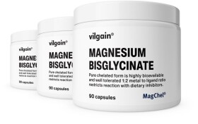 Vilgain Magnézium bisglycinát – 3× 90 kapsúl