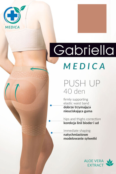 Gabriella Medica Push-up 40 Den Code 128 kolor:gazela