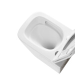 INVENA - WC misa závesná, Malaga štvorcová, s doskou soft-close CE-96-001-L