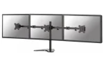 Neomounts TIS FPMA-D550DD3BLACK / stolný stojan pre 3 monitory / veľkosť 13-27" / VESA 75x75 - 100x100 / nosnosť 21 kg (FPMA-D550DD3BLACK)
