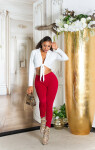 Sexy Must Have basic Highwaist pants CAPPUCCINO L