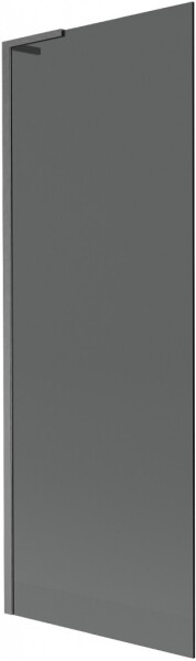 MEXEN/S - Next L vaňová zástena FIX 70 x 150, grafit, grafit kartáčovaná 895-070-000-03-40-66
