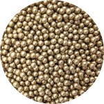 Cukrové perličky metalické zlaté 5mm 80g - I LOVE CAKES - I LOVE CAKES