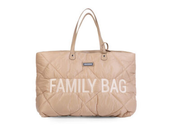 Childhome Family Bag Puffered Beige / Cestovná taška / 55 x 40 x 18 cm (CWFBPBE)