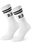 Pánske polofroté športové ponožky 047 bílá 41-43