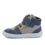 Detské celoročné členkové barefoot topánky TEX GO GREY/BLUE Froddo G3110265 - 28