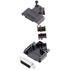 TRU COMPONENTS TCD45PKP15HDS26K 7709880 sada D-SUB zásuvková lišta 45 ° Pólov: 26 spájkovaný 1 ks; 7709880